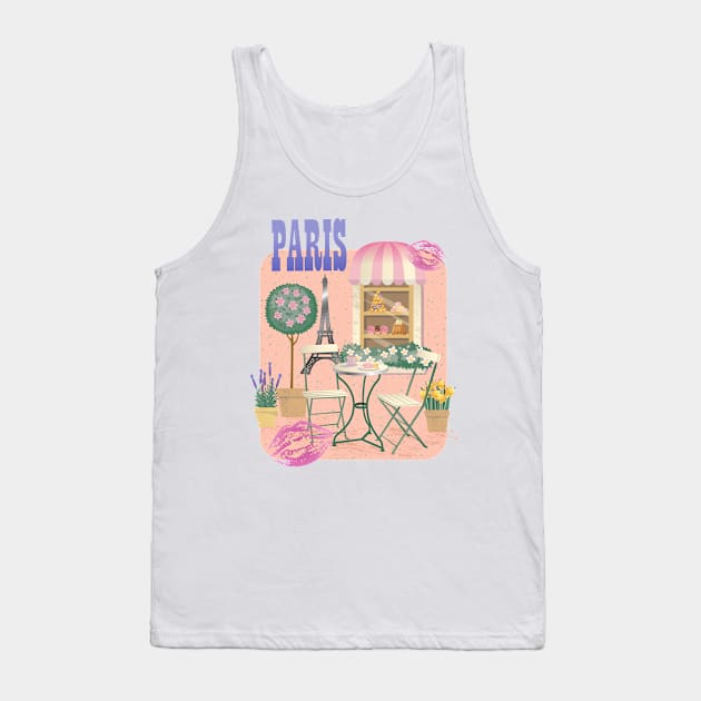 Paris Tank Top by Pamelandia